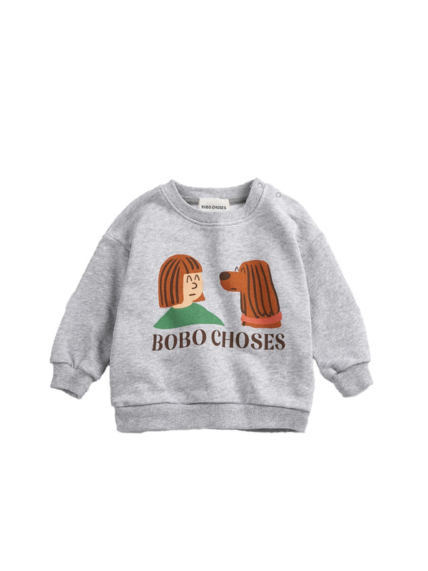 Sweatshirt Friends A Pickle Grey Organic Cotton Sweatshirts