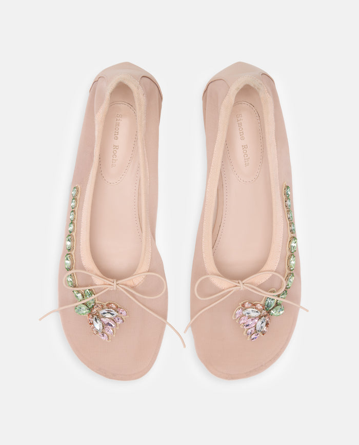 Simone Rocha Flat Shoes Beige