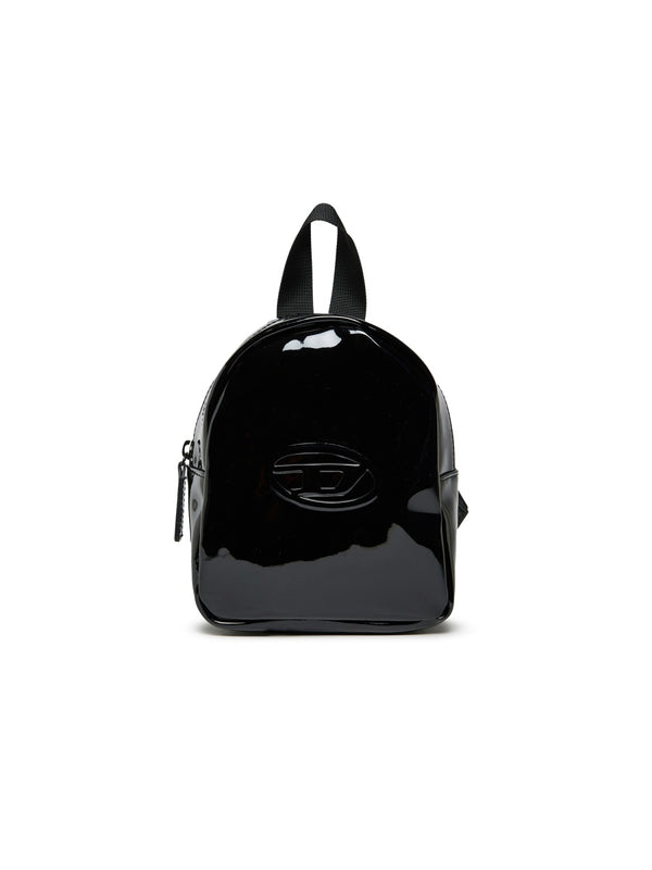 Backpack With Logo Black Polyester Backpacks