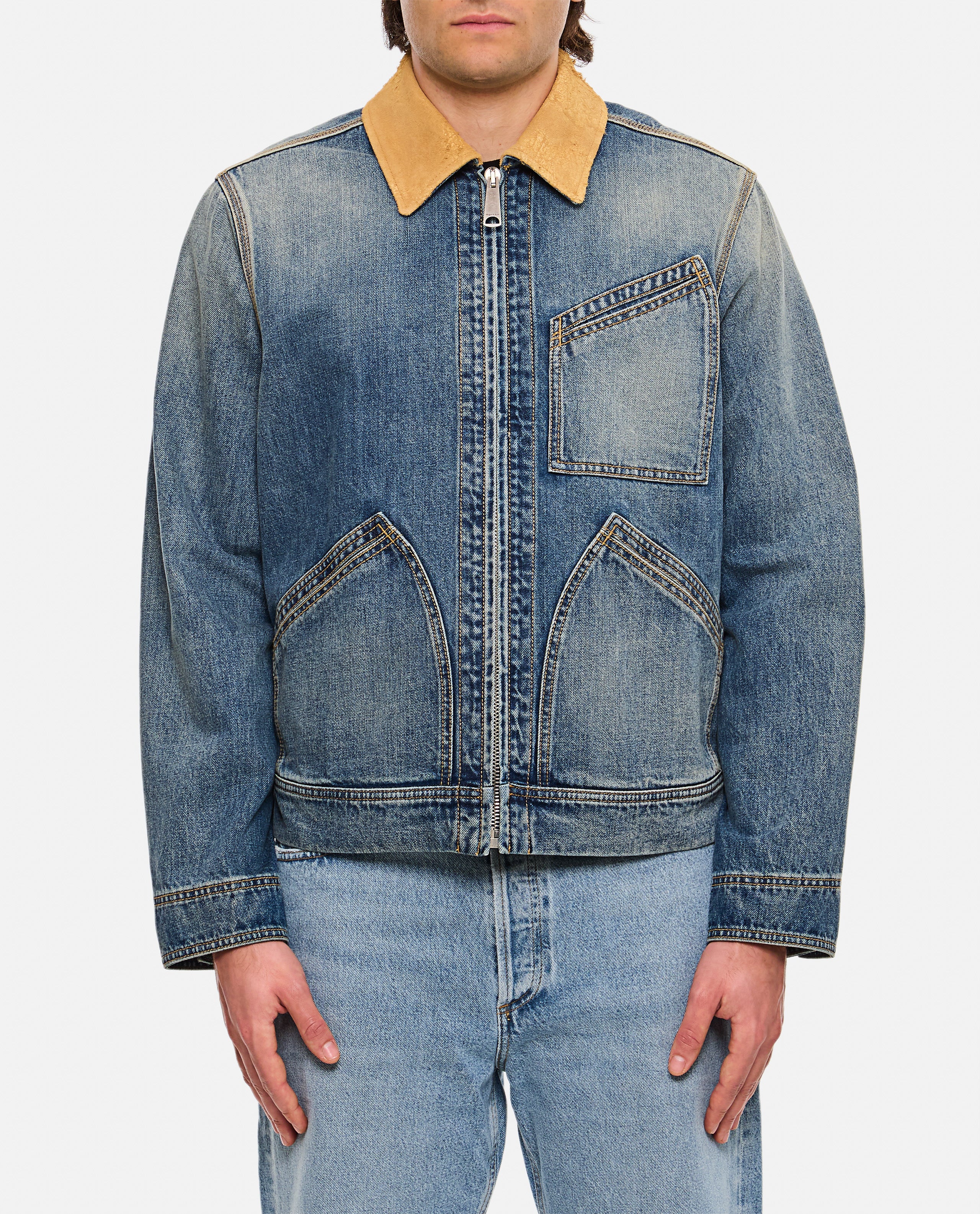Alexander Mcqueen Jackets Clear Blue