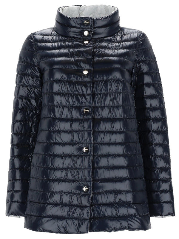 Padded Jacket Blue Polyamide