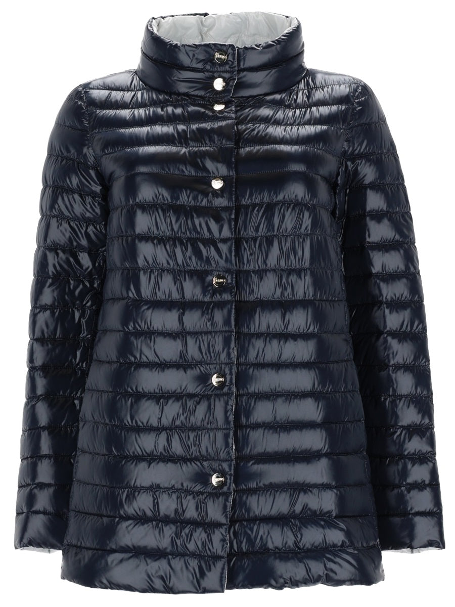 Padded Jacket Blue Polyamide