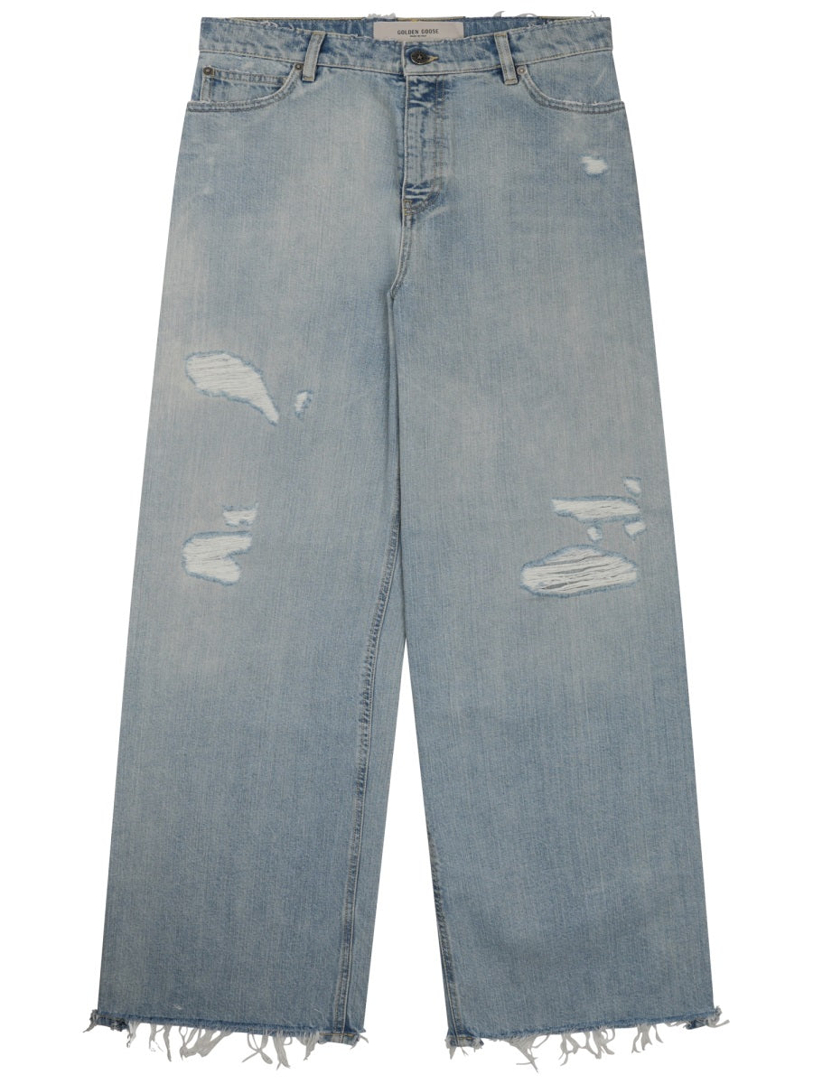 Melody Destroyed Jeans Denim Cotton Trousers