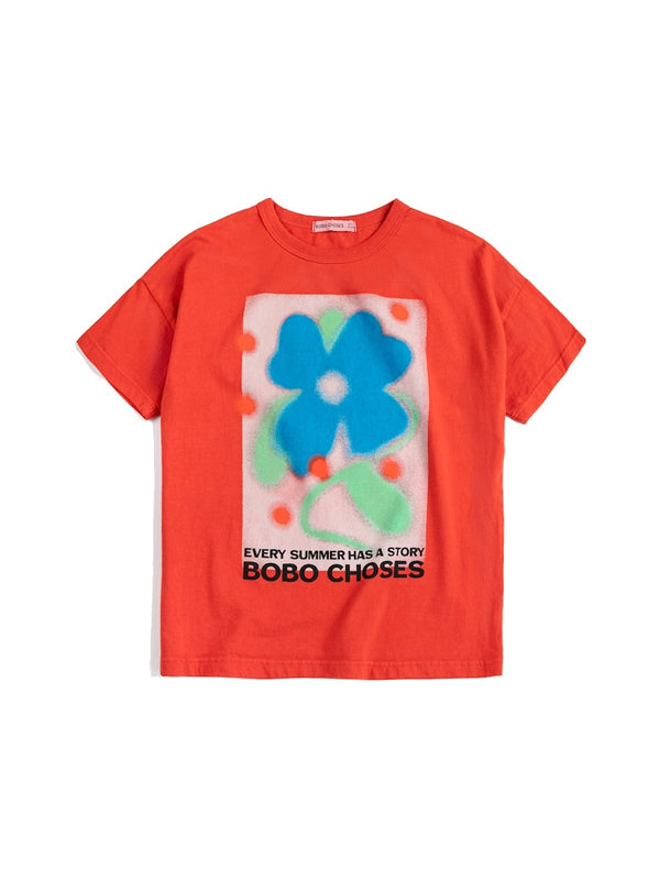 T-Shirt Summer Story Red Organic Cotton T-shirts