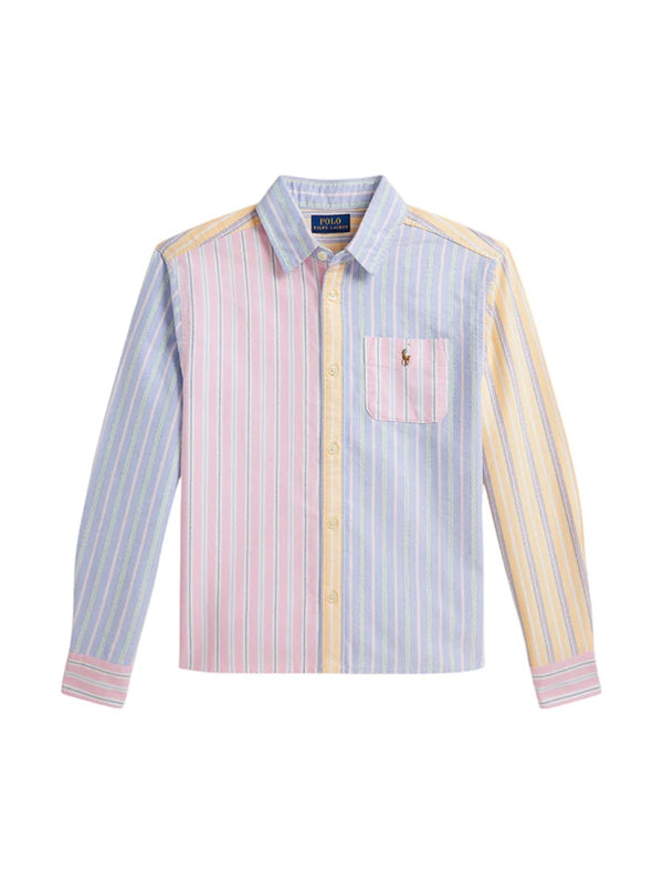 Shirt With Sport Logo Multicolour Cotton