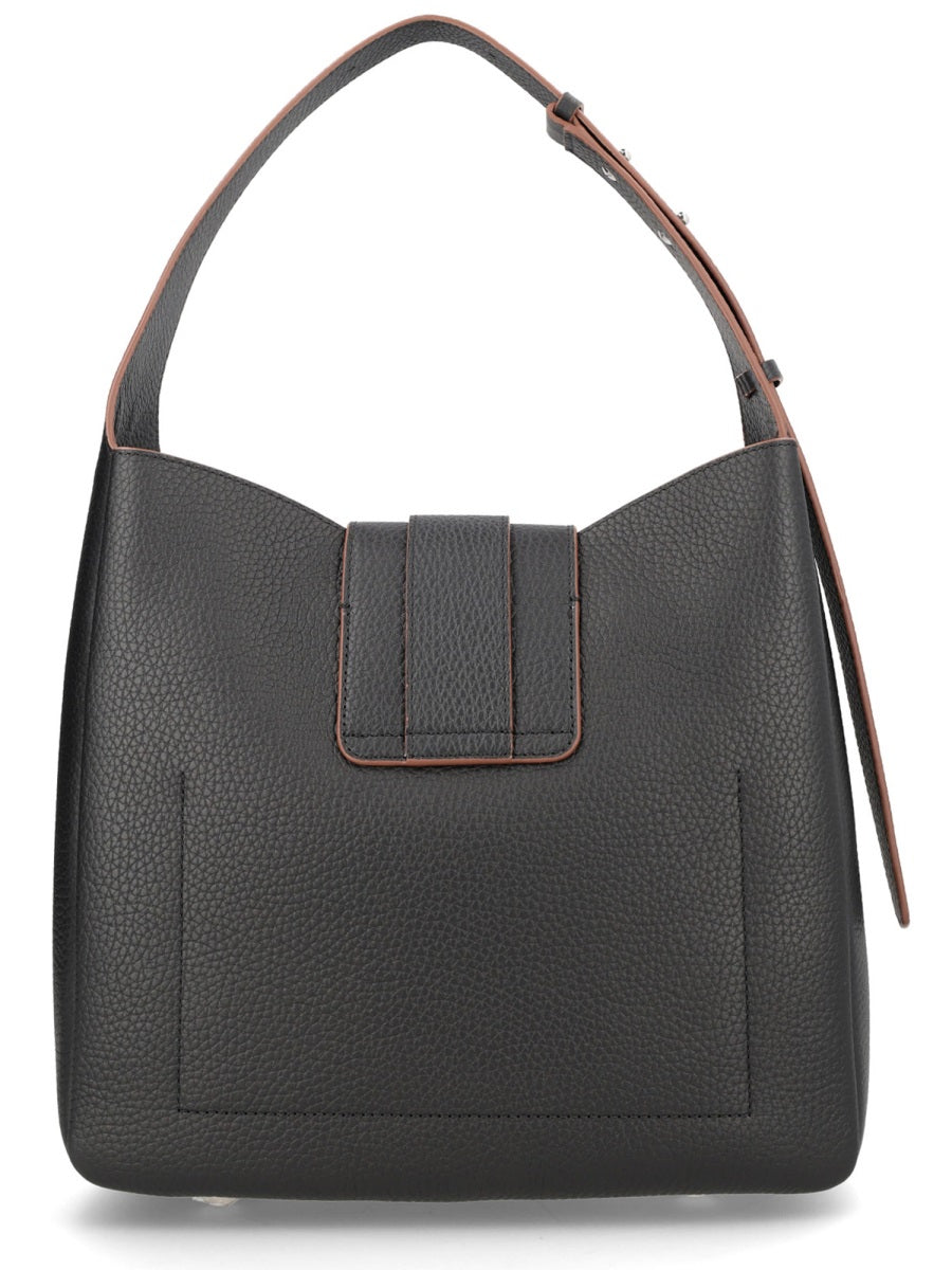 Trend Hobo Bag Black Calfskin Shoulder