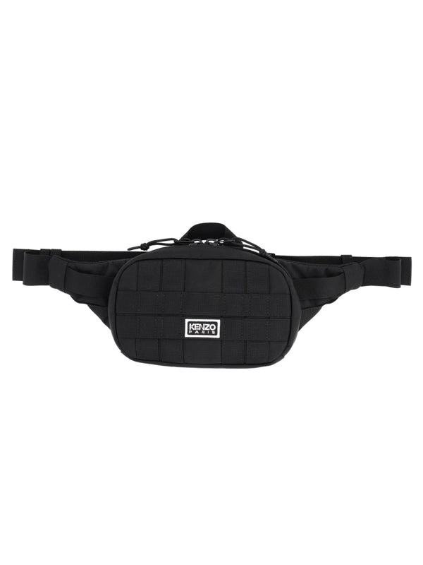 Kenzo Explorer Pouch Black Nylon Belt Bags