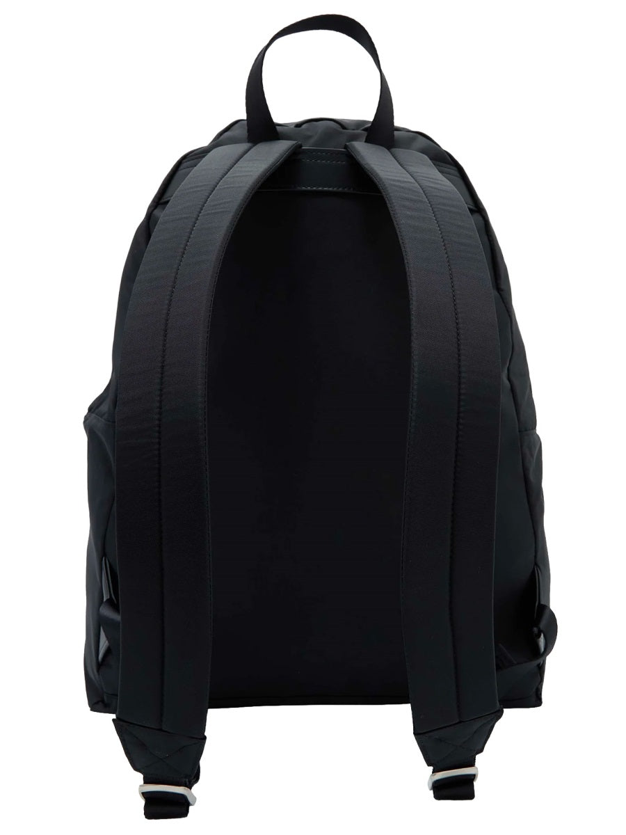 Logo Backpack Black Polyamide Backpacks