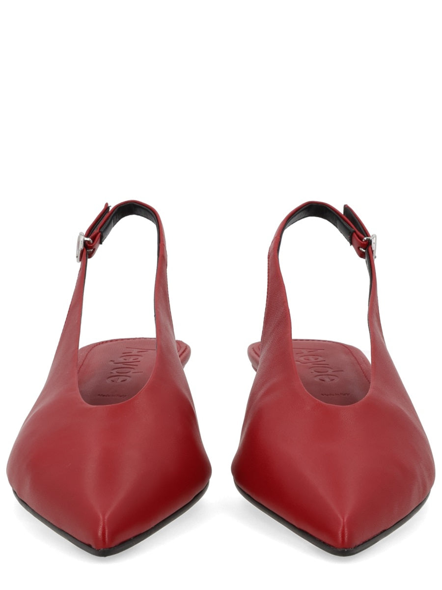 Kitten Shoes Red Leather