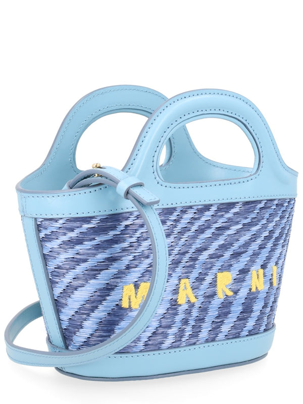 Tropicalia Bag Blue Polyamide Handbags