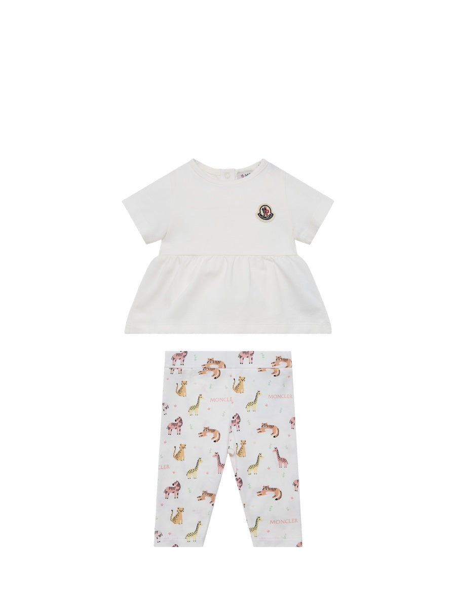 T-Shirt And Pants Set Multicolour Cotton Sets