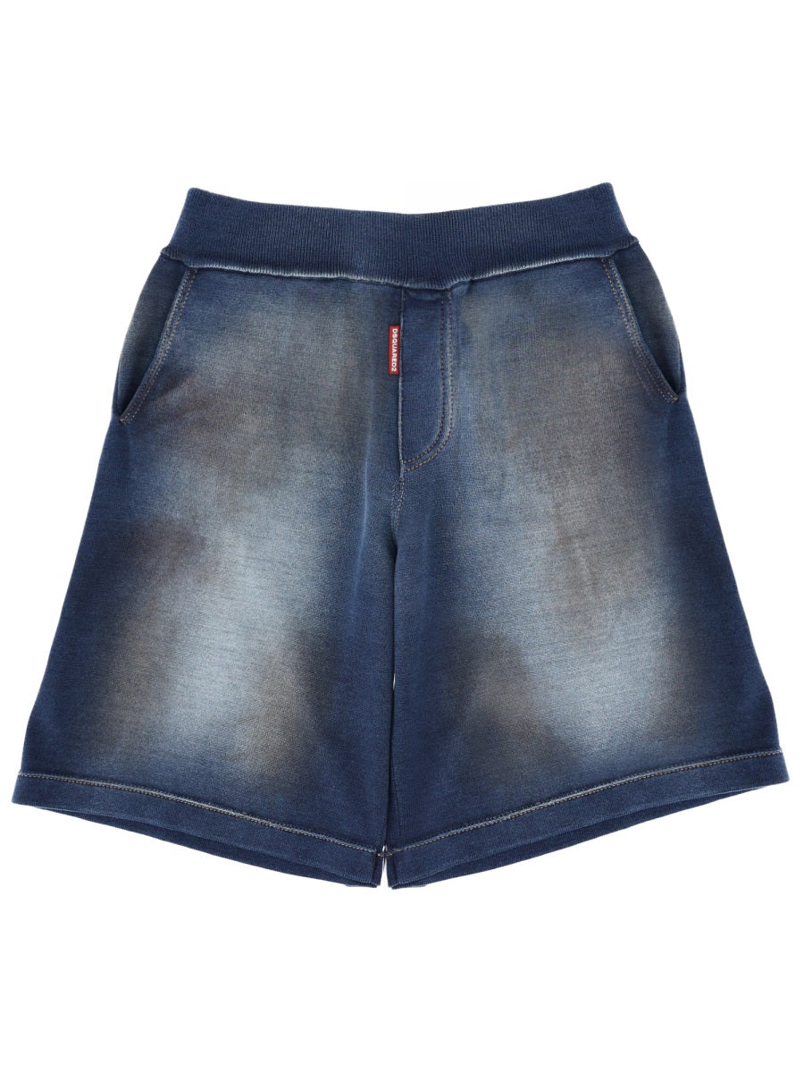 Cotton Blue Shorts