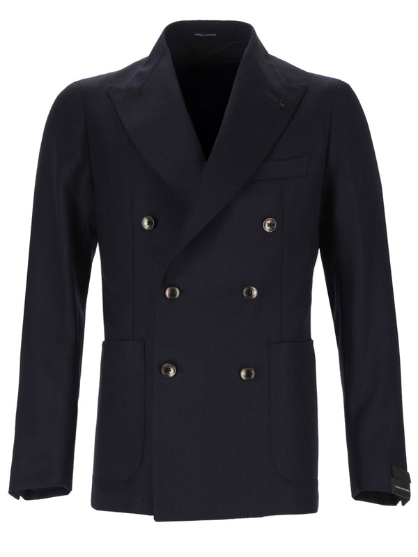 Montecarlo Jacket Blue Virgin Wool
