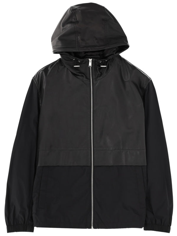 Leather Blend Jacket Black - Polyester