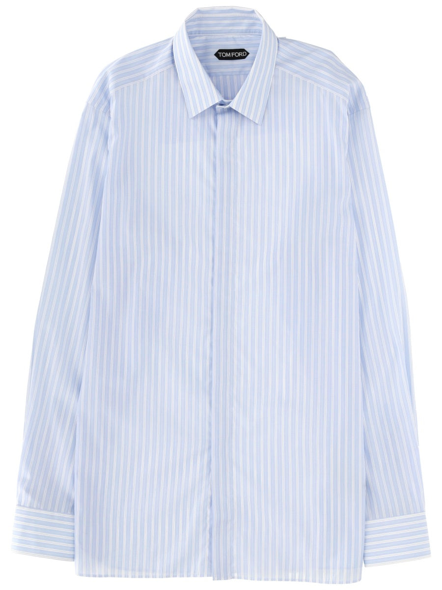 Cotton Shirt Azure