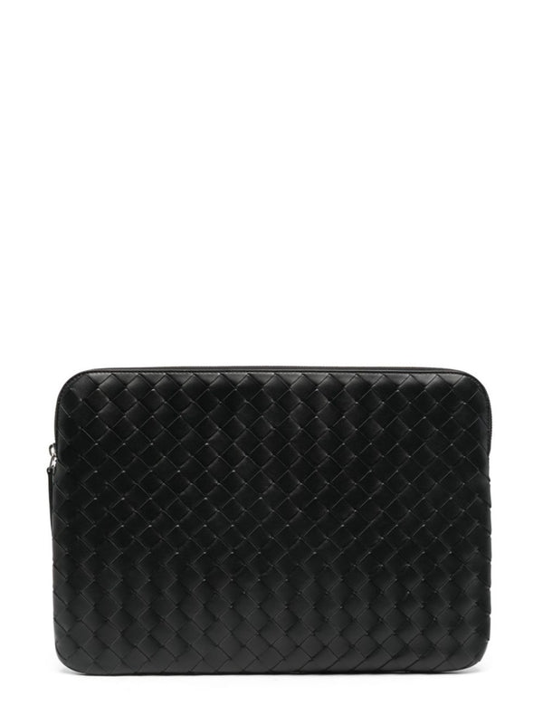 Document Holder Getaway Black Calf Leather Clutch Bags