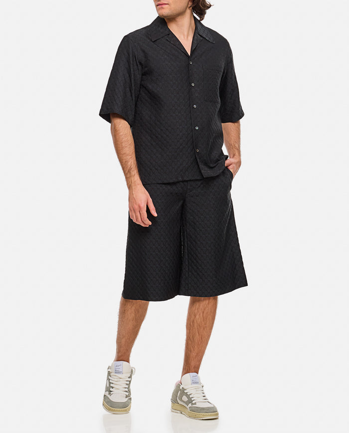 Alexander McQueen Shorts Black Vi Pl