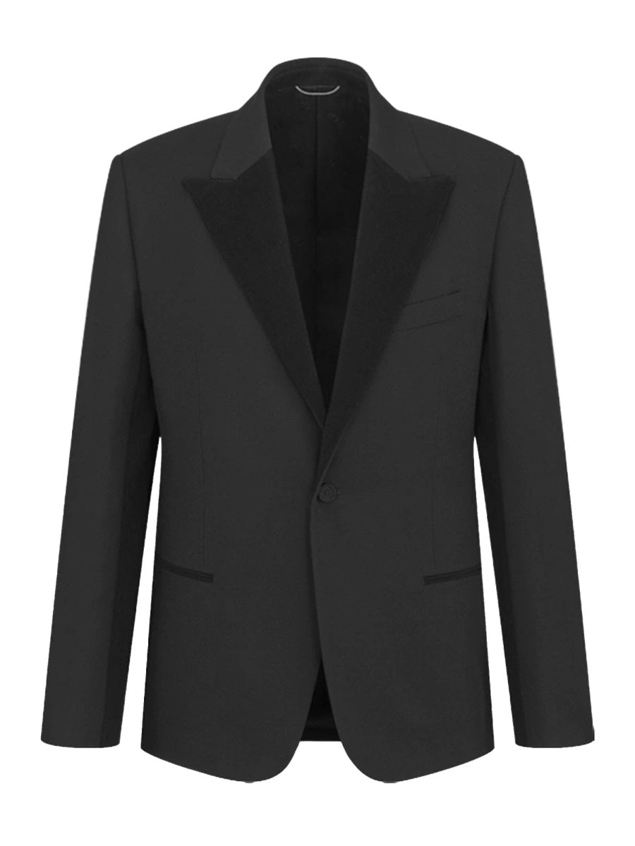 Wool Blazer Black Jacket