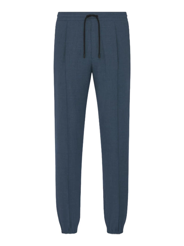 Trousers Wool-Blend Blue