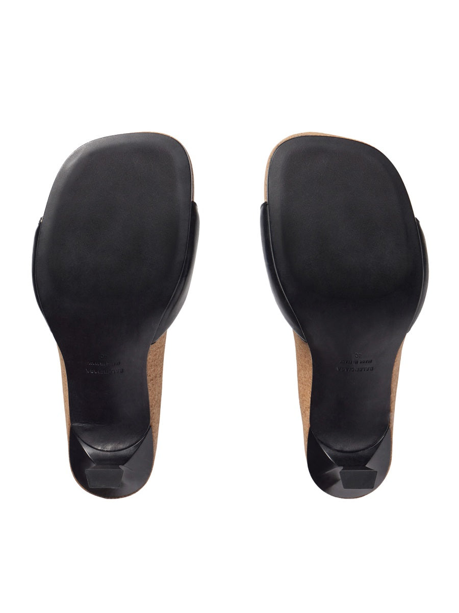 Sandals Scholl Black Calf Leather