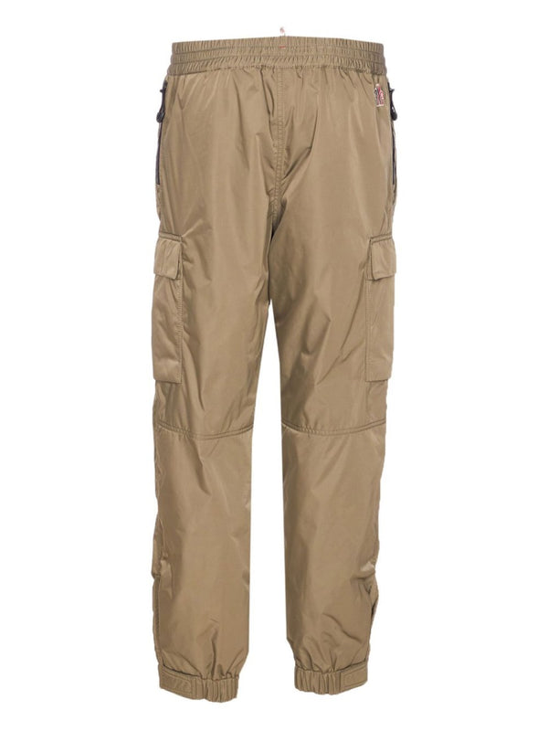 Cargo Trousers Brown Polyester