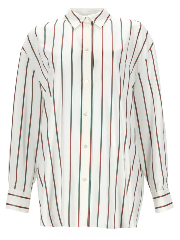 Silk Shirt White