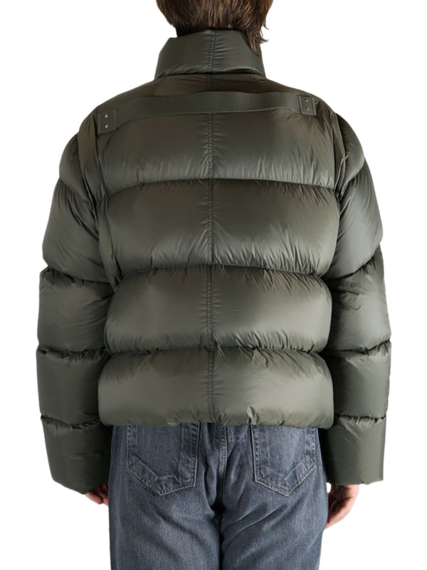 Green Down Jacket Turtle Polyamide