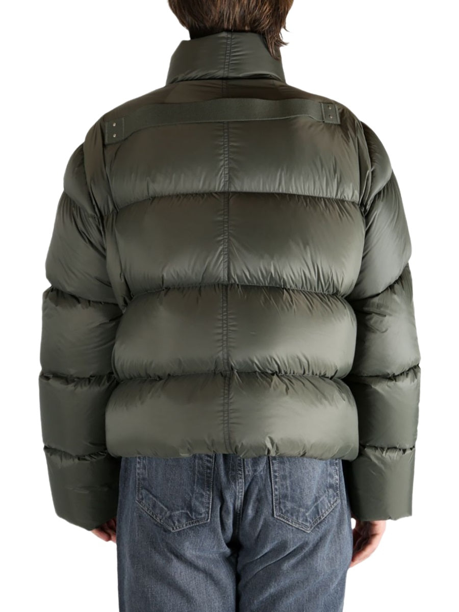 Green Down Jacket Turtle Polyamide