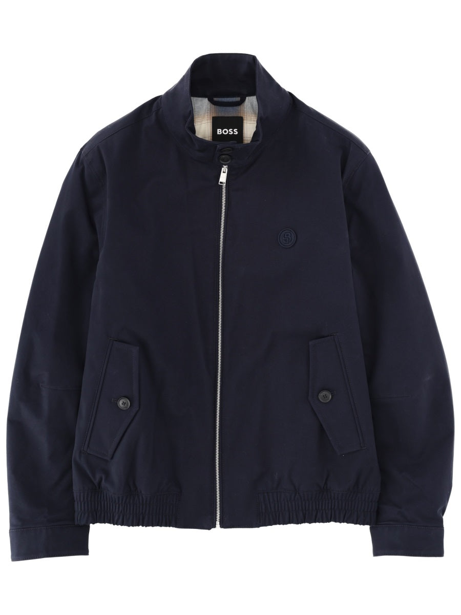H-Coiner Jacket Blue Cotton