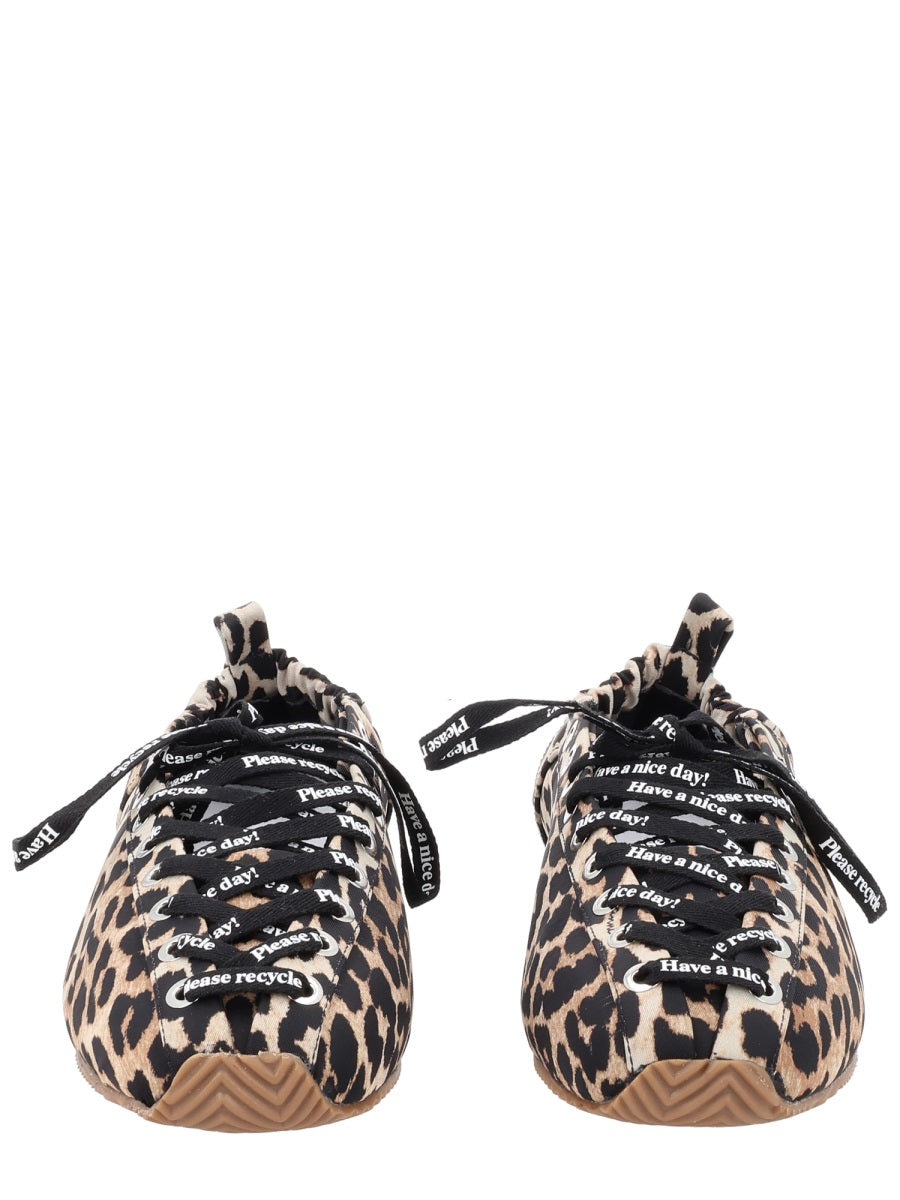 Ballerina Sporty Animalier Recycled Polyamide Shoe