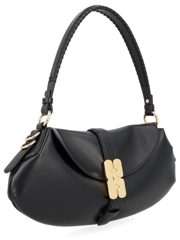 Bag B-Kat Black Recycled Leather Shoulder