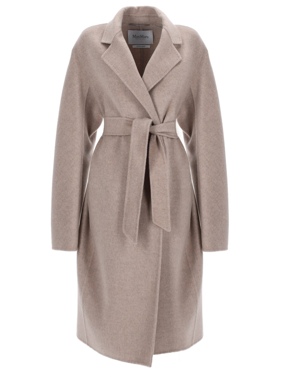 Cashmere Coat Maceri Beige Trench & Raincoats