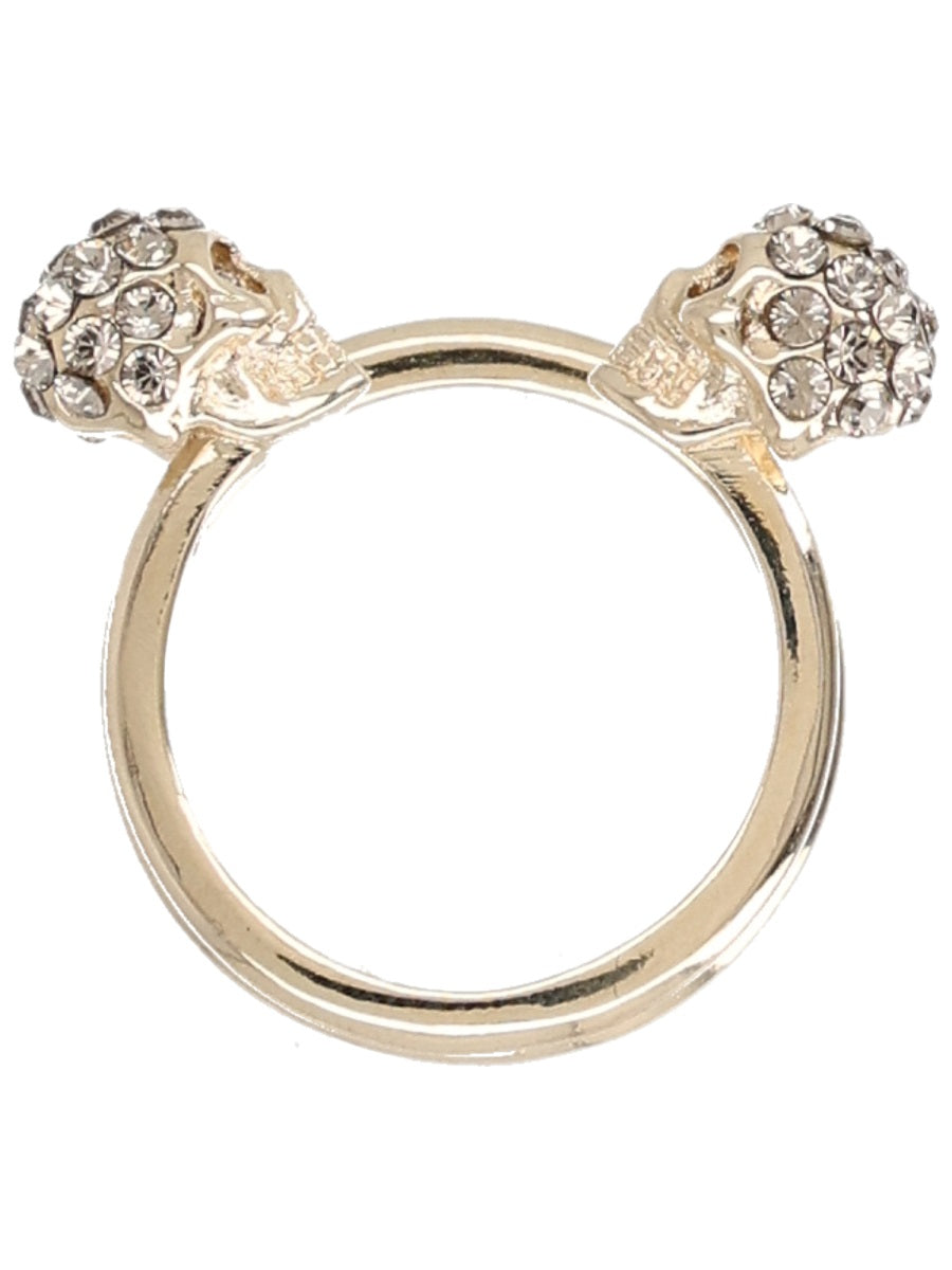 Ring Skull Gold Brass Rings