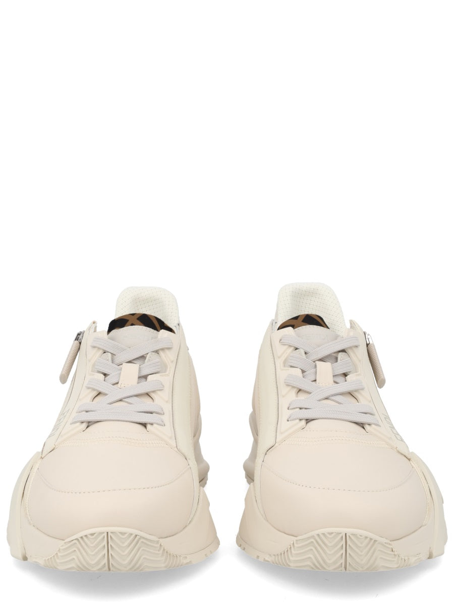 Sneakers Flow White Leather Trainers
