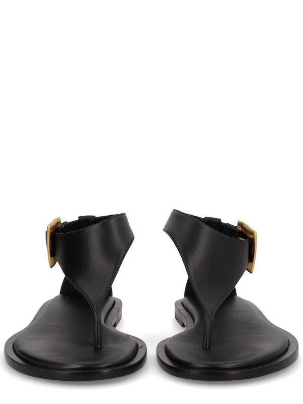 Sandals Anthem Black Leather