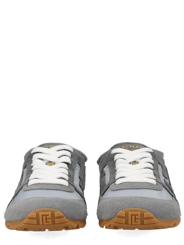 Racer 45 Sneaker Grey Calf Leather Trainers