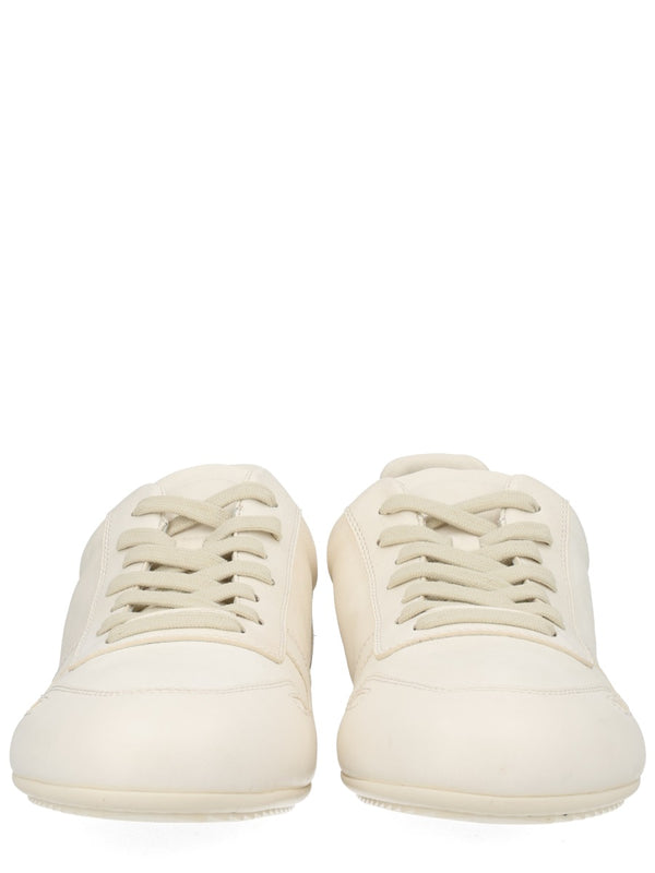 Minimal Sneaker White Lamb Leather Trainers