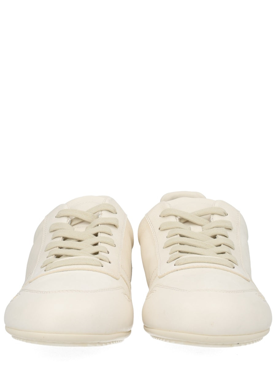 Minimal Sneaker White Lamb Leather Trainers