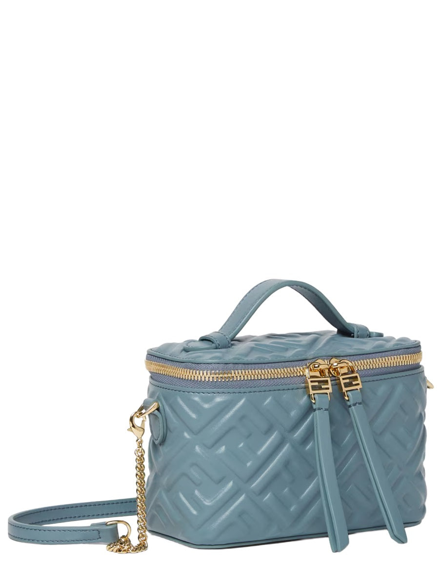 Mini Bag Vanity Azure Leather Handbags