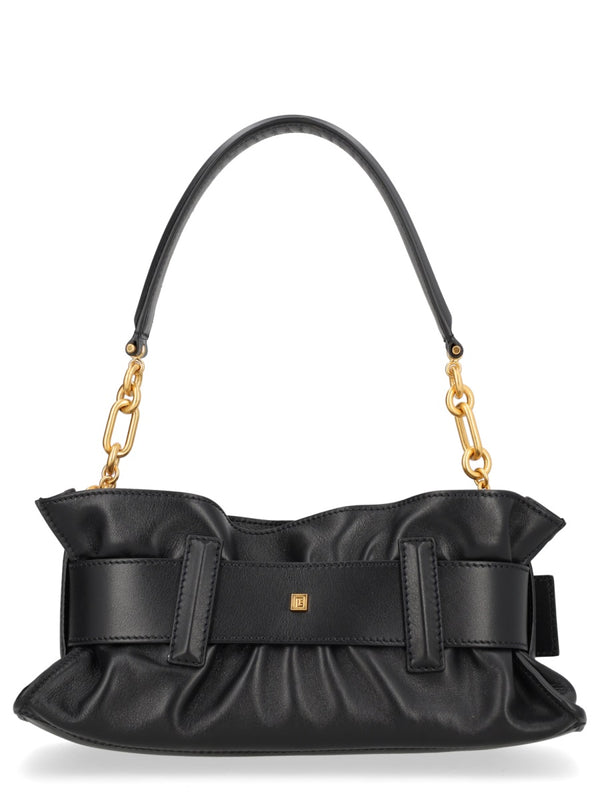 Mini Anthem Bag Black Calf Leather Shoulder