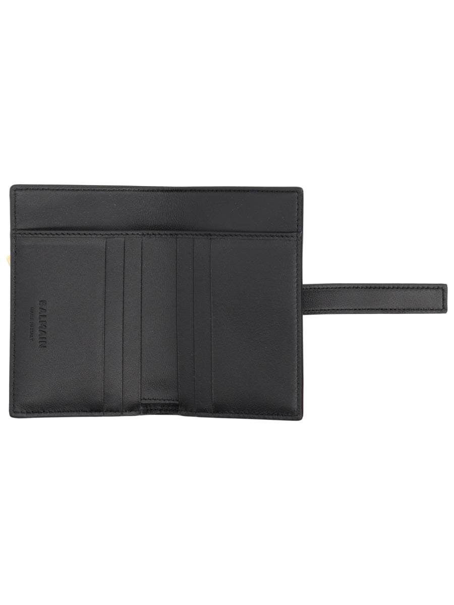 Monogram Card Holder With Padlock Multicolour Polyester Wallets & Purses