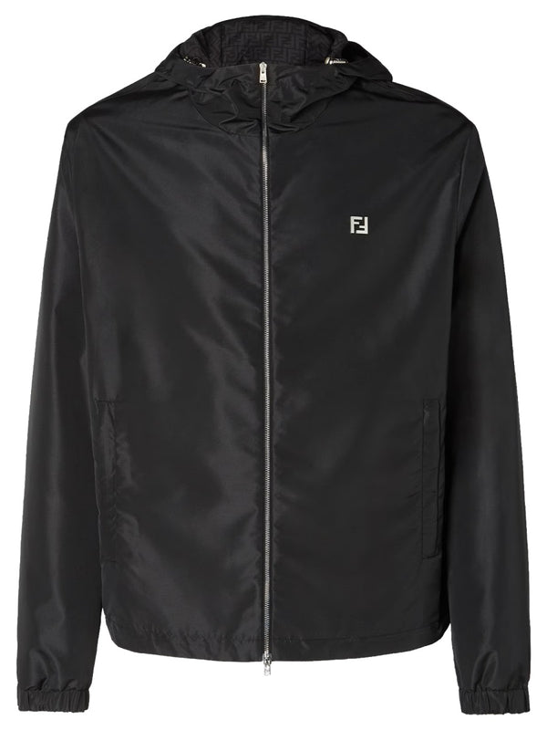 Blouson Jacket Black Polyester