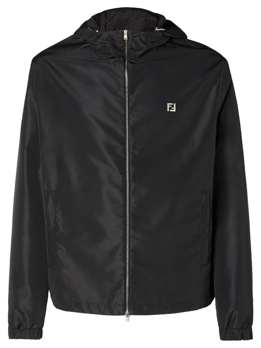 Blouson Jacket Black Polyester