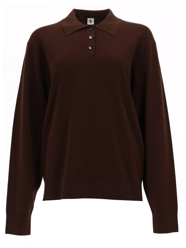Madison Brown Polo Shirt Viscose