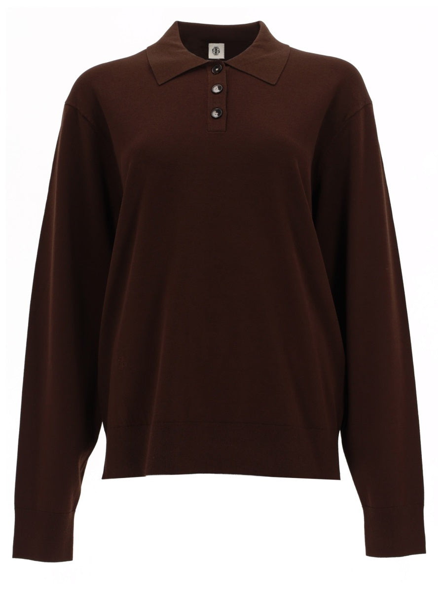 Madison Brown Polo Shirt Viscose