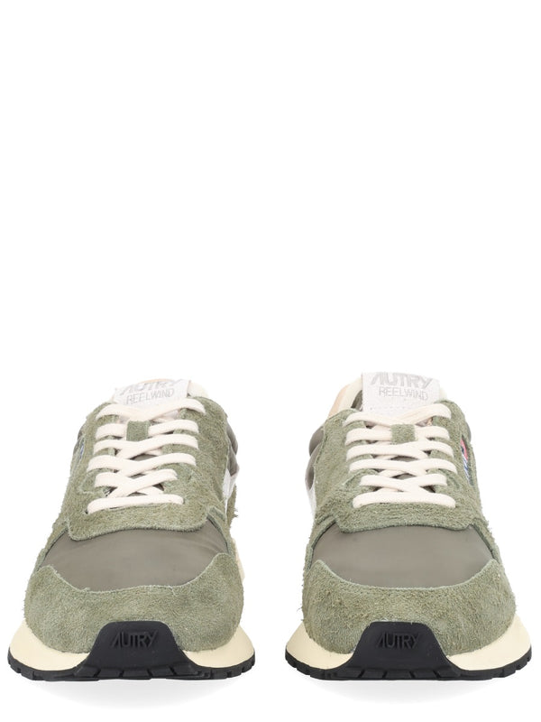 Reelwind Low Sneakers Green Nylon Trainers