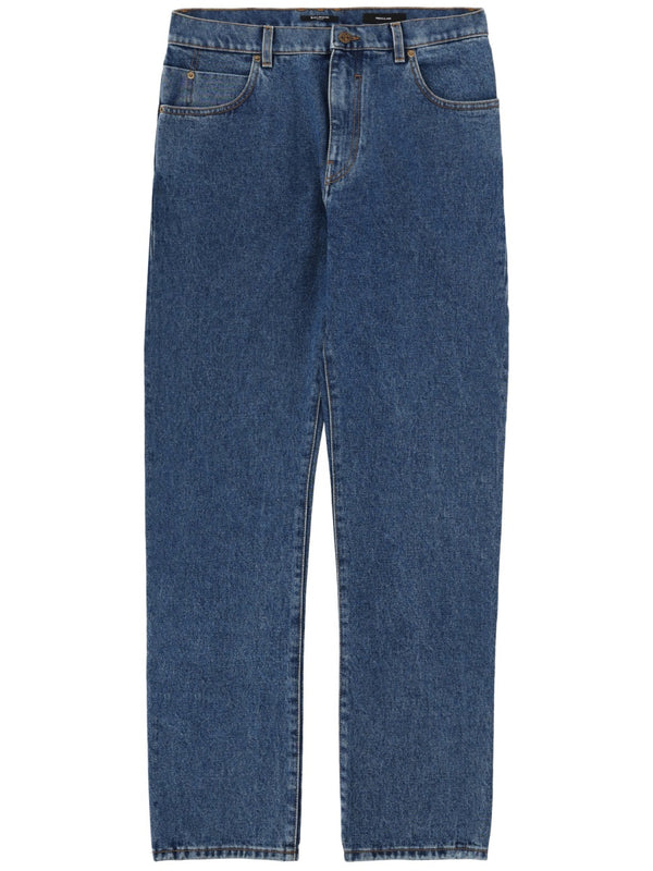 Straight Denim Jeans Cotton