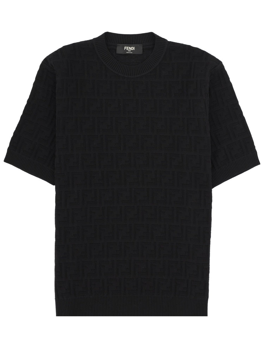 Ff Cotton T-Shirt Black T-shirts
