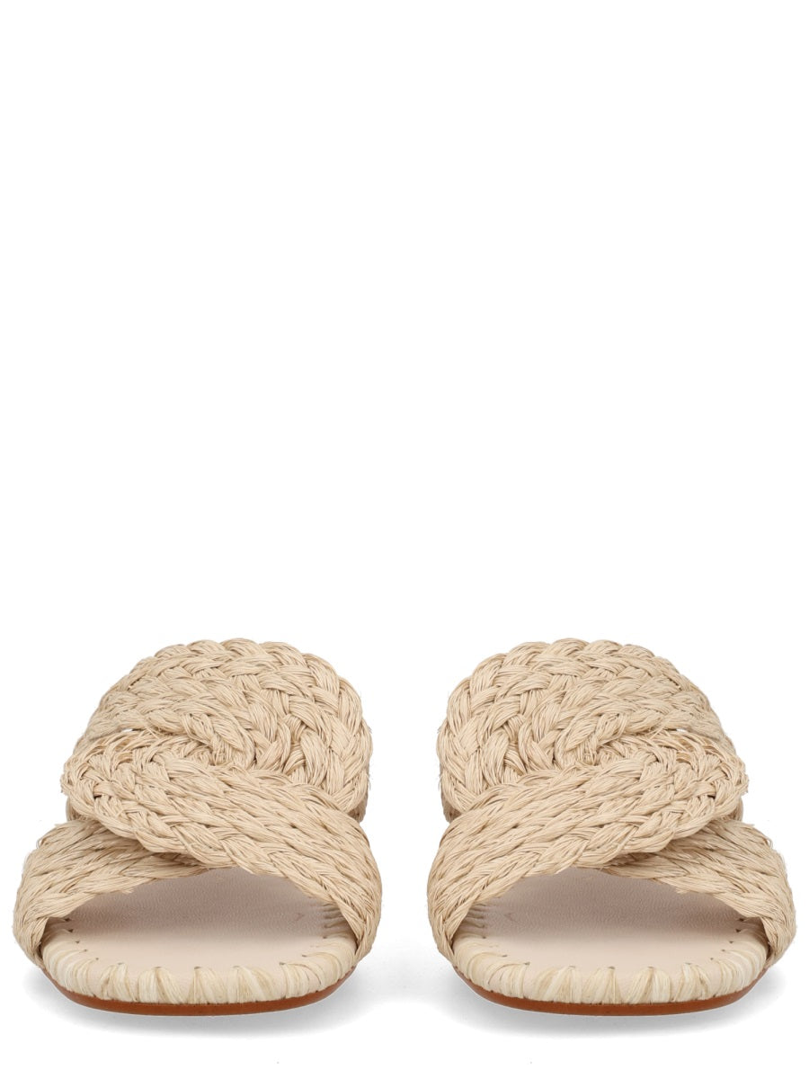 Padme Sandal Ivory Polyprolylene Raffia