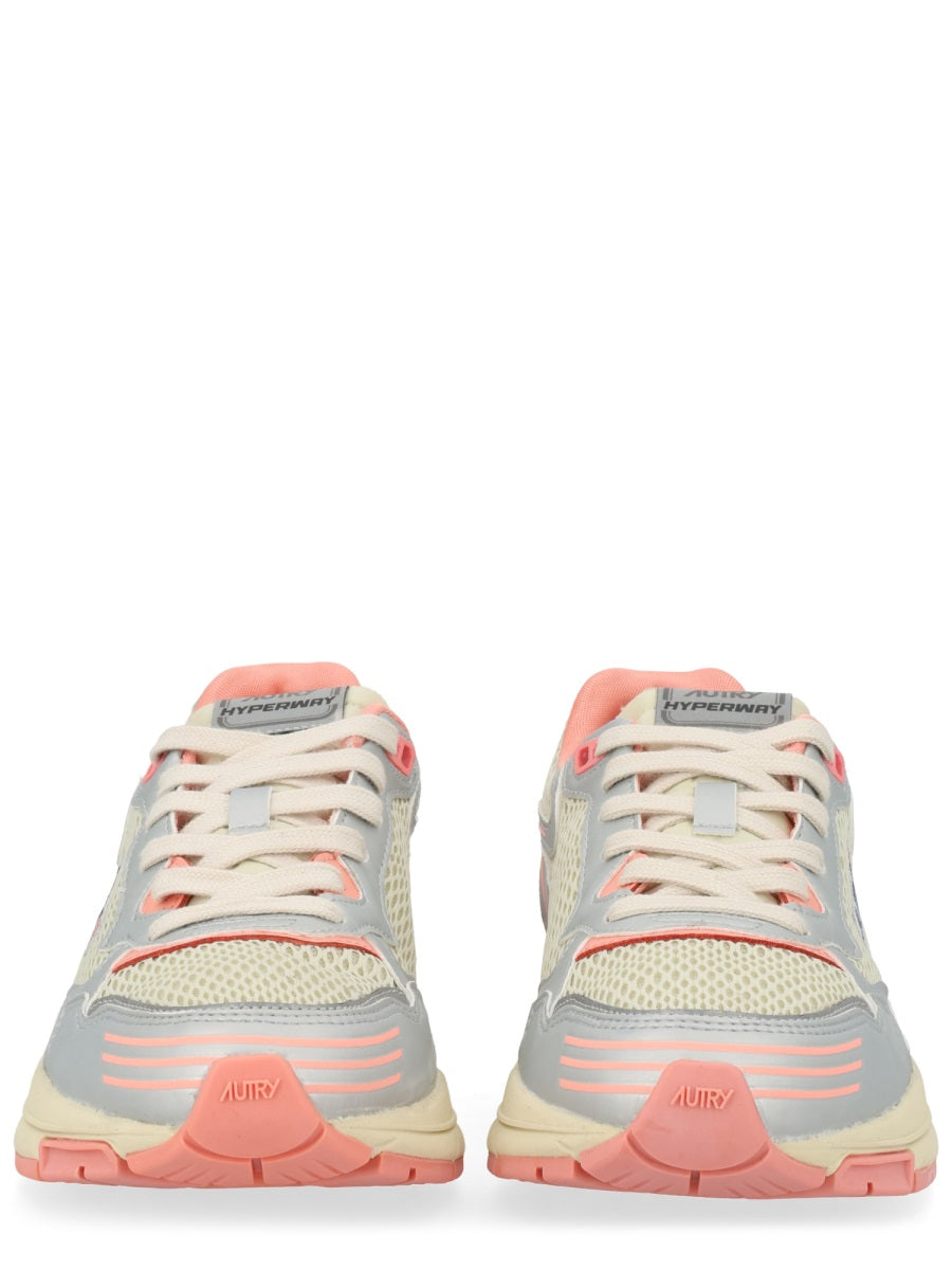 Hyperway Sneaker Beige Polyurethane Trainers